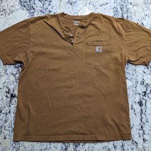 Vintage Carhartt Button Up Pocket Tee